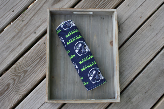 Seahawks/chevron mix snap together towel set