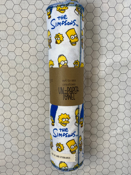 Simpsons family unpaper towel set