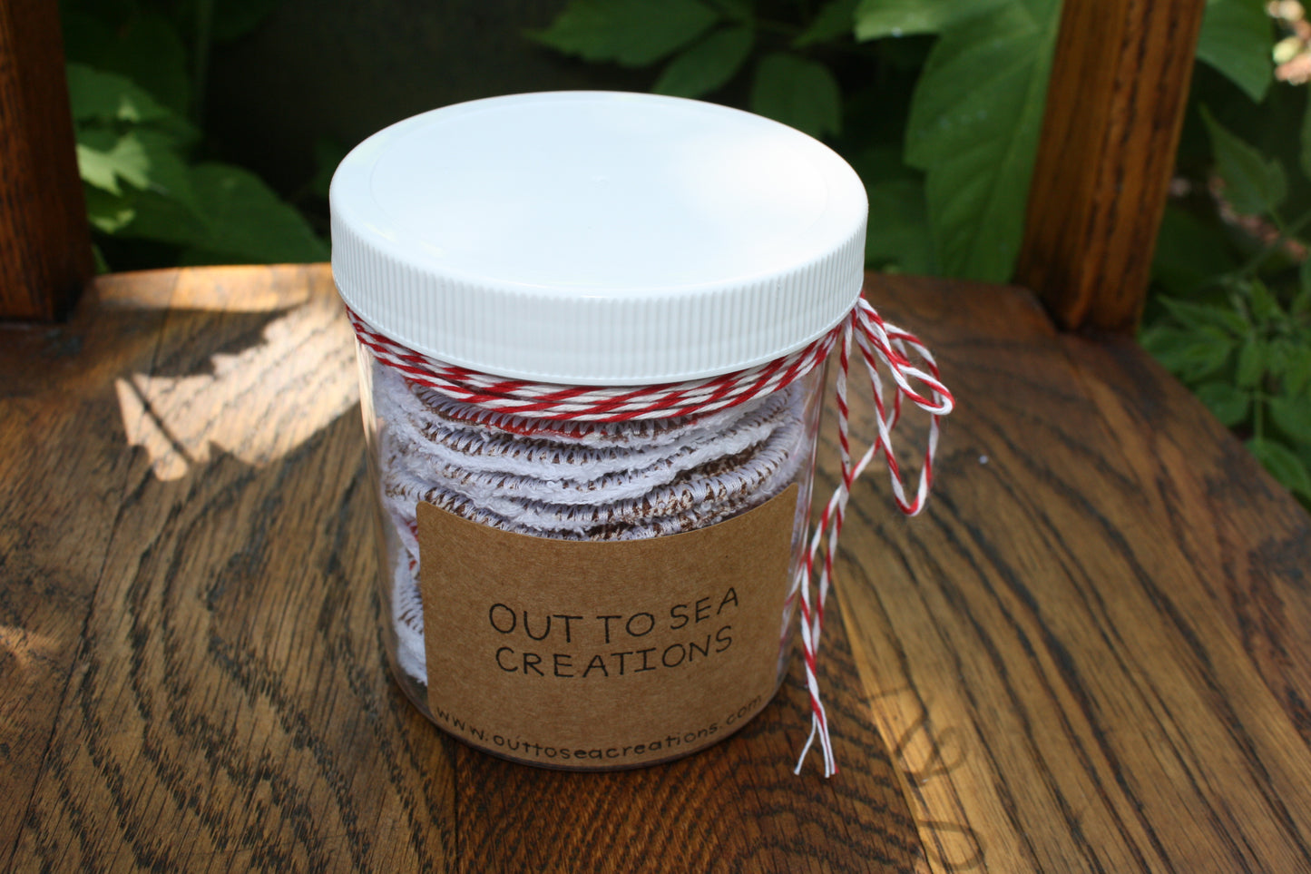 Sock Monkey reusable face wash pads