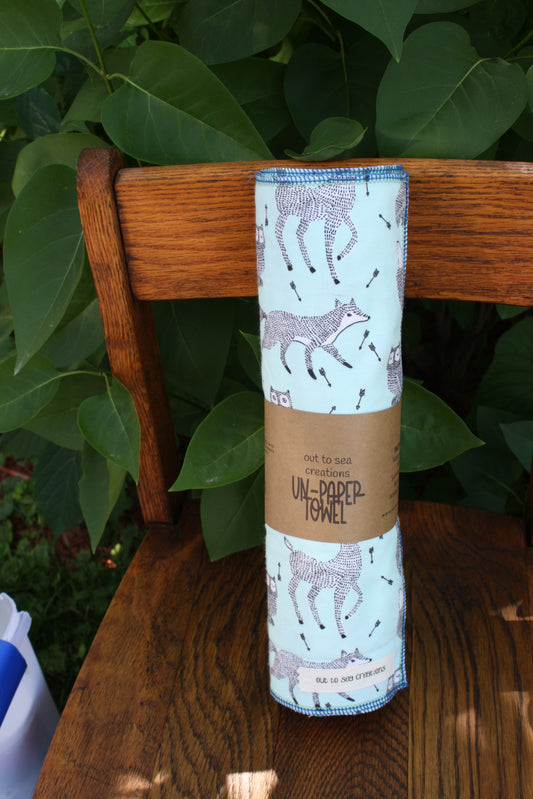 Woodland Creatures Unpaper Towel Set