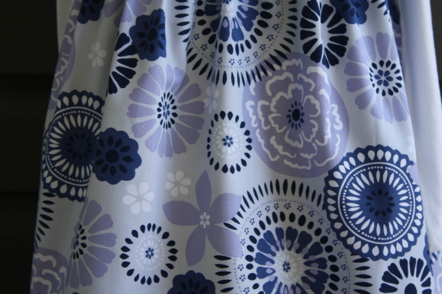 purple flowers kids skirt size 6