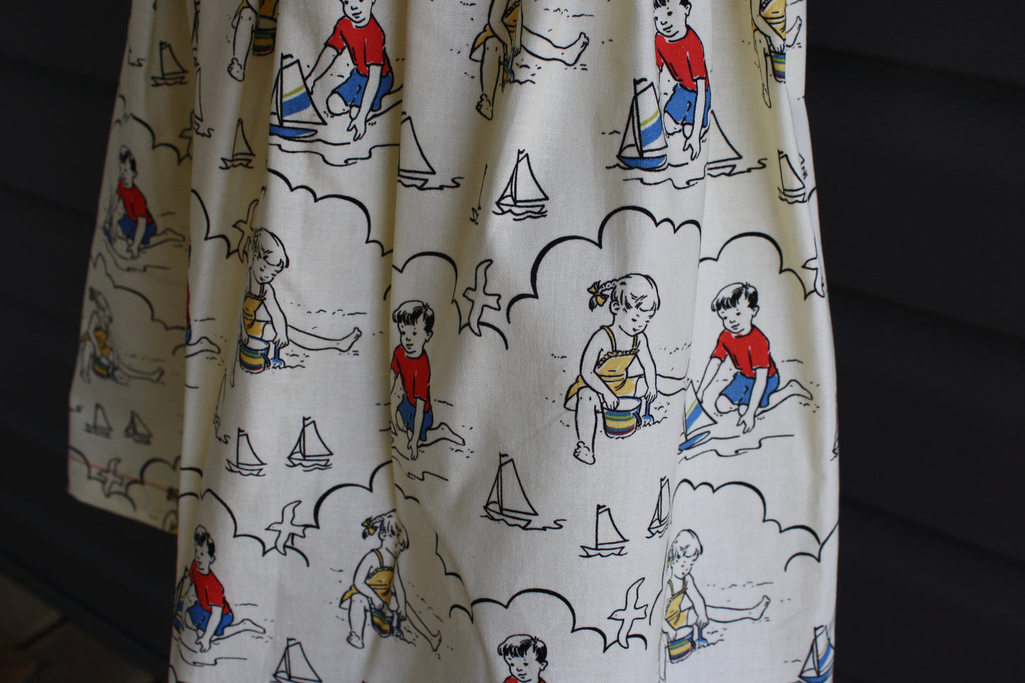 day at the beach kids skirt size 5