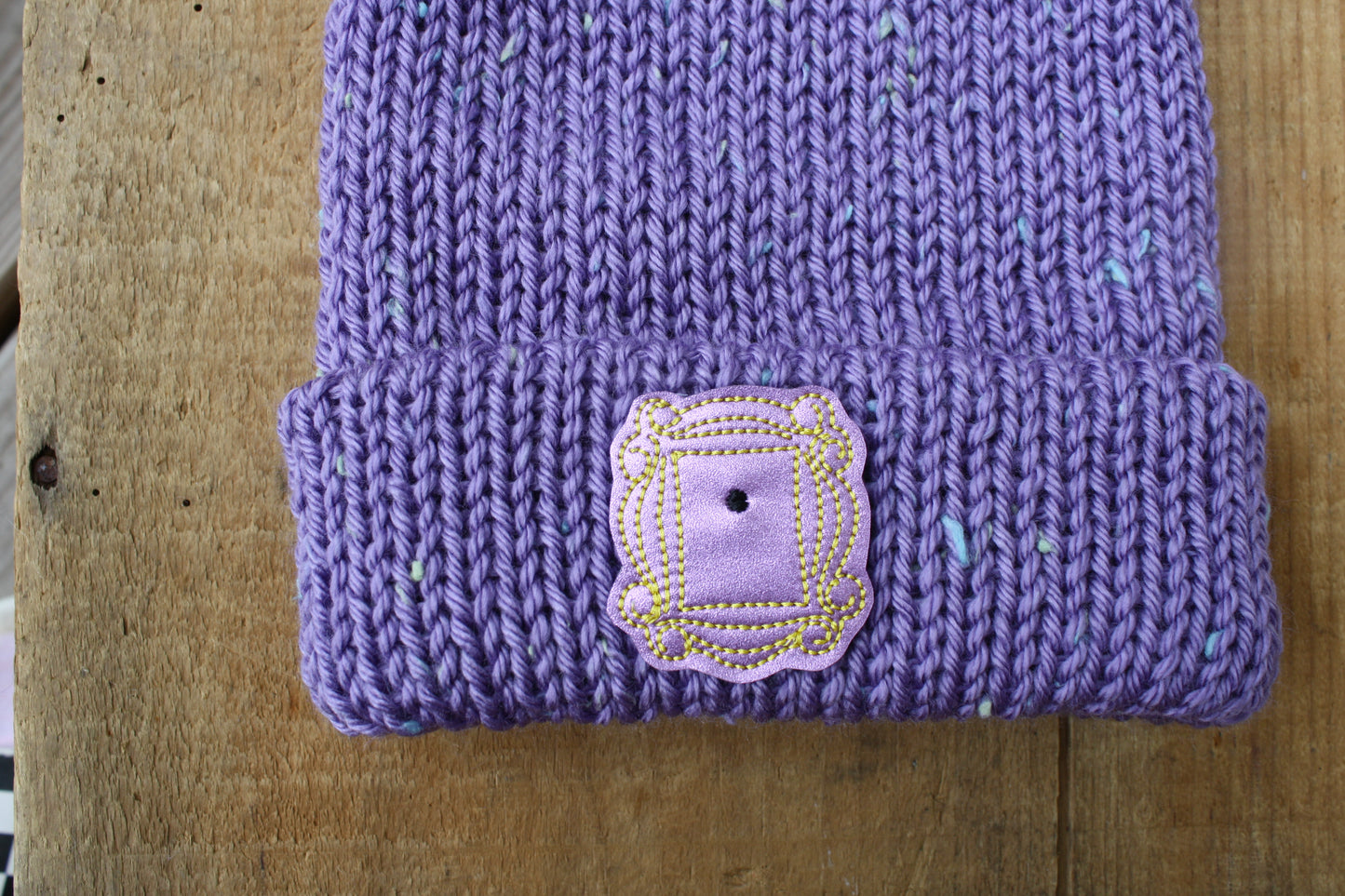 Friends apartment door knit hat