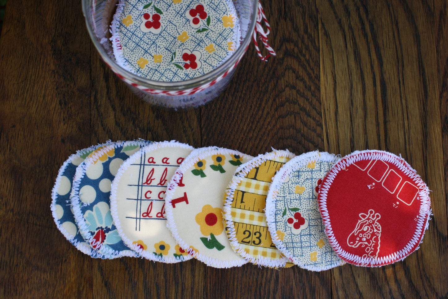 Vintage Schoolhouse reusable face wash pads