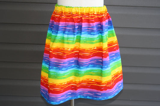 Rainbow kids skirt size 5